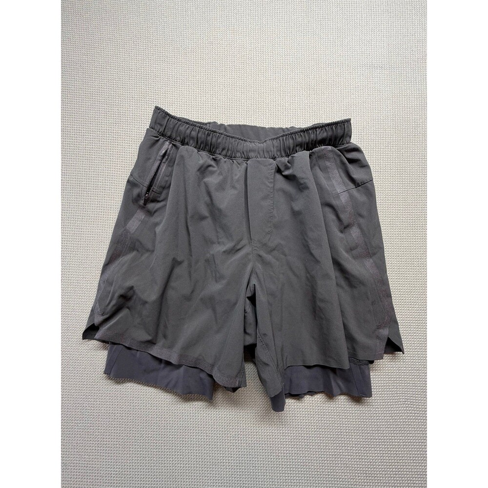 Lululemon Shorts with Liner - Gray - Medium